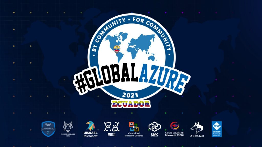 Felipe Narvez y Luis Fernando Aguas, estudiante y docente de la UISRAEL, participan en Global Azure 2021